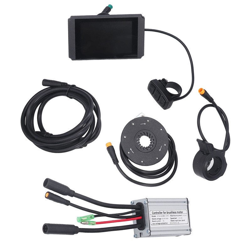 15A Electric Bike Controller Kit Waterproof LCD8H Meter Bicycle Conversion