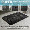 Bathroom Rugs Set 3 Piece Memory Foam Bath Mats Non-Slip