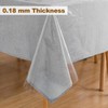 Transparent Table Film, 0.18 mm Thick, Transparent Tablecloth, Outdoor, Weatherproof,