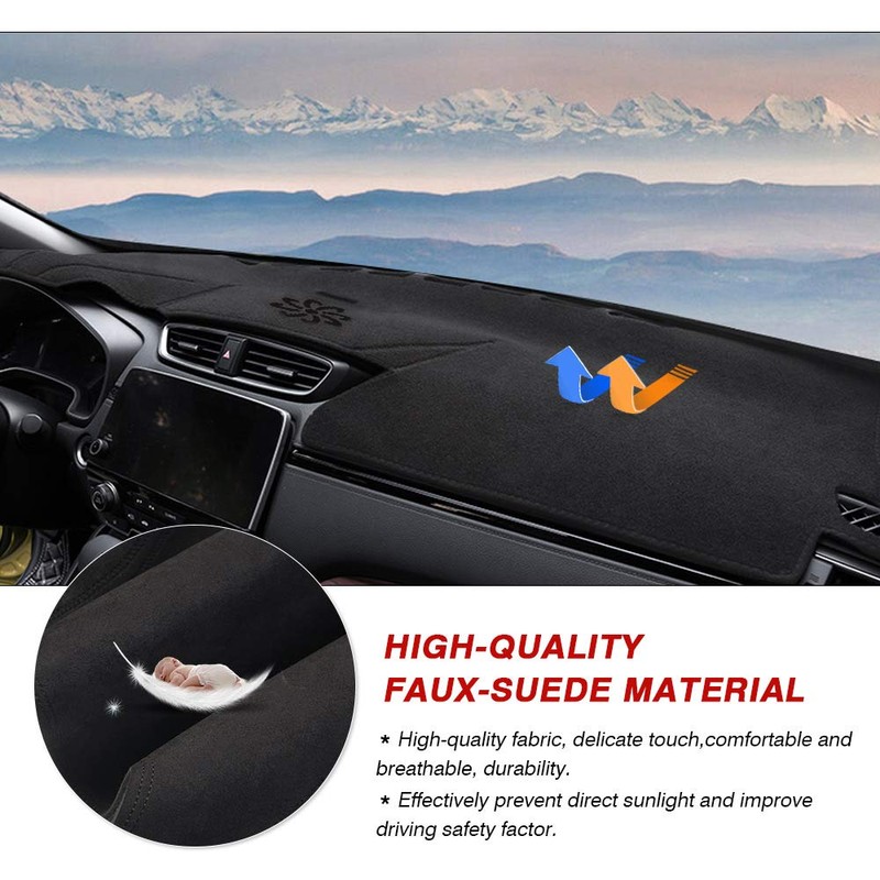 Cartist Suede Dash Mat Cover for Honda CR-V CRV 2017-2022