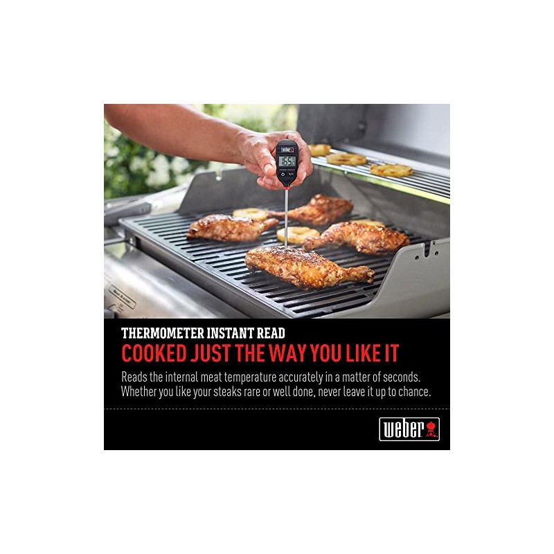 Weber - Termómetro para carne de lectura instantánea 6750