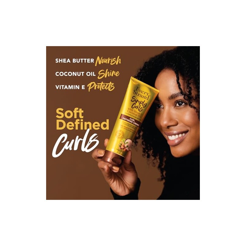 Every Strand Curling Creme Simply Curls Coconut Oil & Shea