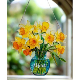 Image Industry Acrylic Everlasting Daffodils in Vase Gifts for Mum - Gifts for the Home - For mum