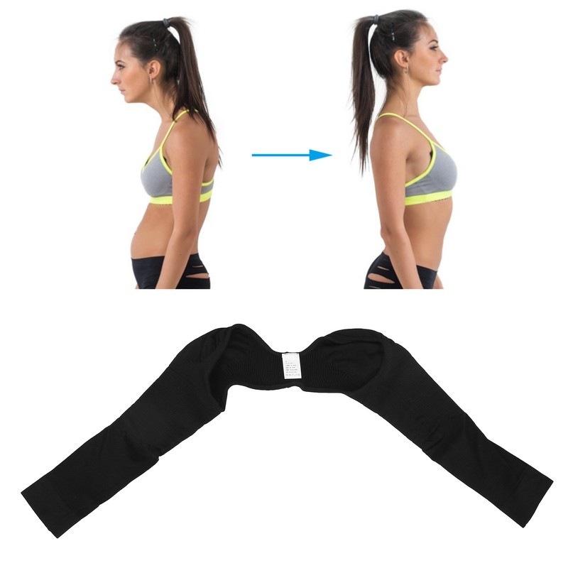 Upper Arm Shaper Slimmer Compression Sleeves Humpback Posture Corrector ShapewearM