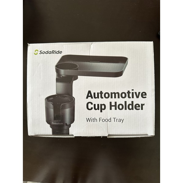 SodaRide Car Cup Holder Expander Large Size Detachable Food Tray