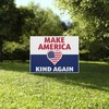 Moonlight4225 Make America Kind Again v2 18x24-inch Yard Sign (Outdoor,