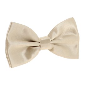 cravateSlim Mens Solid Color Bow Tie Shirt Costume Wedding Ceremony Accessories, beige, Unit size