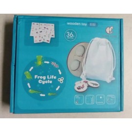 Unbranded Life Cycle Board Biology Science Education Toy kids Animal Life Cycle Wooden Toy