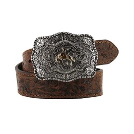 Cody James Boys' Floral Tooled Belt - BLT703-20 24