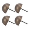 4Pcs Upholstery Nail Round Head Antique Brass Decorative Sofa Furniture
