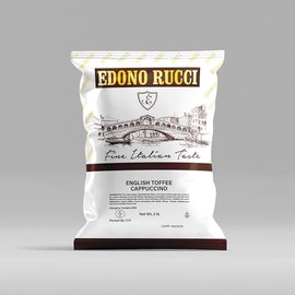 Edono Rucci English Toffee Powdered Cappuccino Mix, 2lb Bag