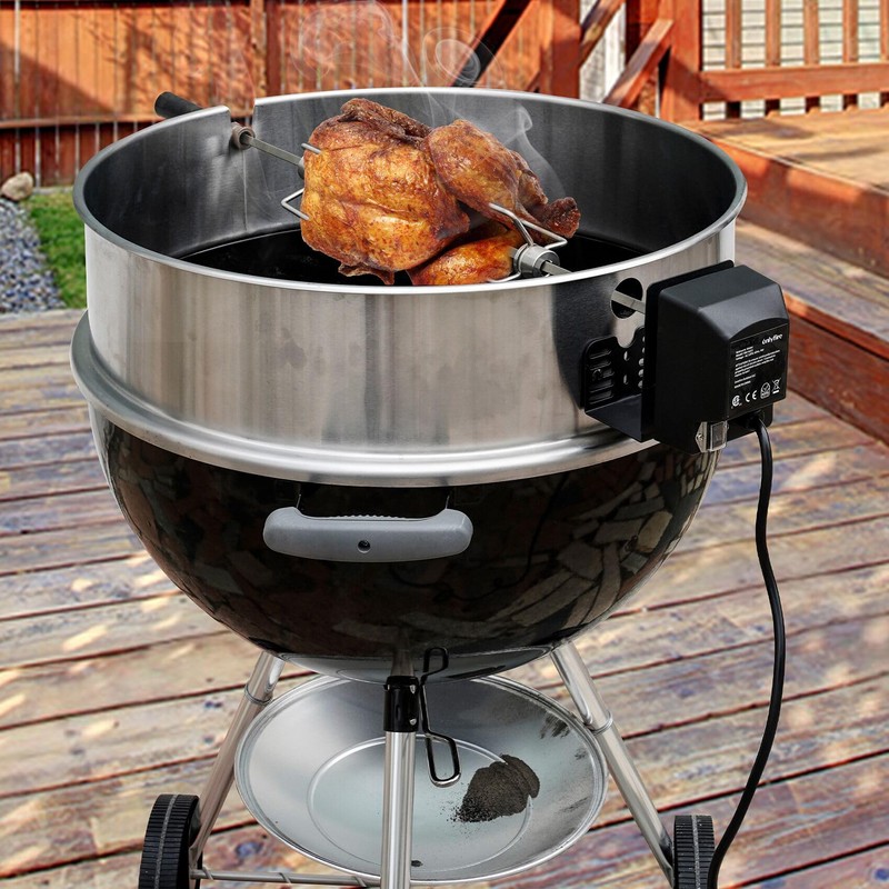 Onlyfire Universal Barbecue Grill 3 Inch Slide Rotisserie Motor Bracket,