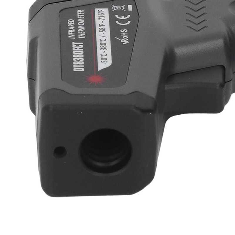 Infrared Thermometer for Cooking Food Temperature Gun Adjustable 12:1 Emissivity