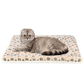 FJWYSANGU Pet Blanket Premium Fluffy Flannel Cushion Soft and Warm Mat for Dogs Cats Small Size Animal Yellow Stars