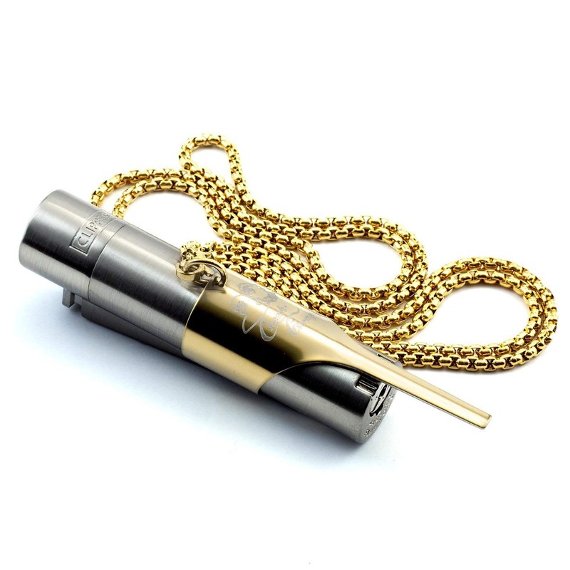 Kasher’s Cheech and Chong Metallic Lighter Necklace - Multipurpose Wearable