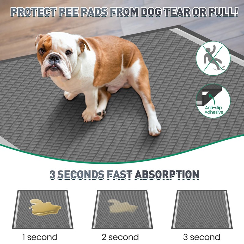 31"x47" Activated Charcoal Dog Pee Pads - 100 Count,Extra Large,Super