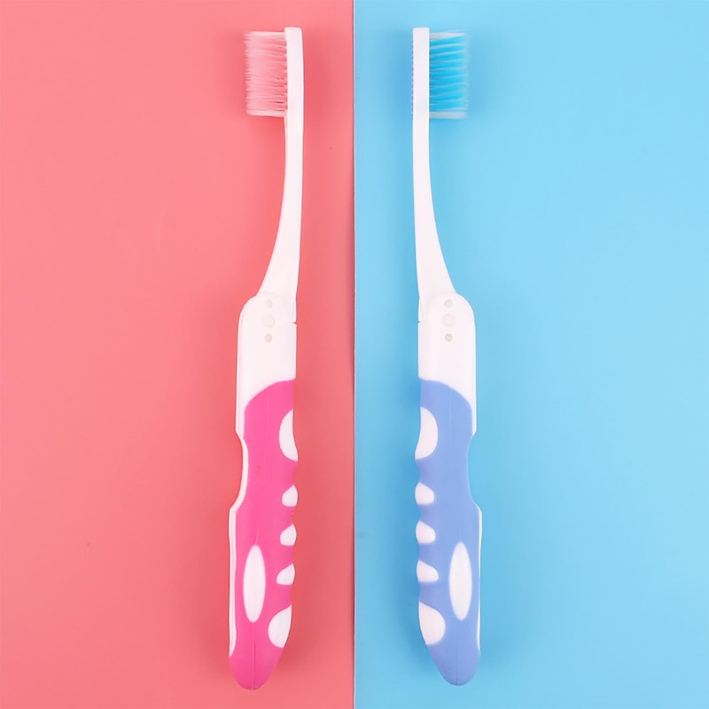 EasyHonor Folding Toothbrush - Soft Potable Travel Size, Individually Wrapped