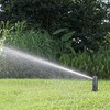 Claber 87320 Adjustable Sprinkler with Interchangeable nozzles, Nero/Arancione/Grigio, 70x55x150 cm