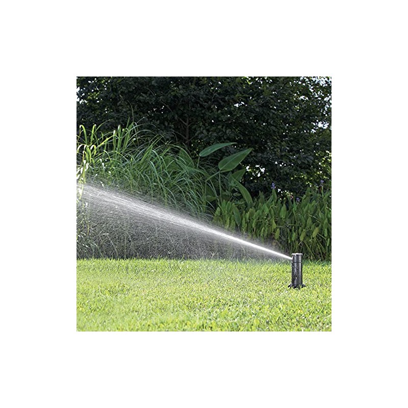 Claber 87320 Adjustable Sprinkler with Interchangeable nozzles, Nero/Arancione/Grigio, 70x55x150 cm