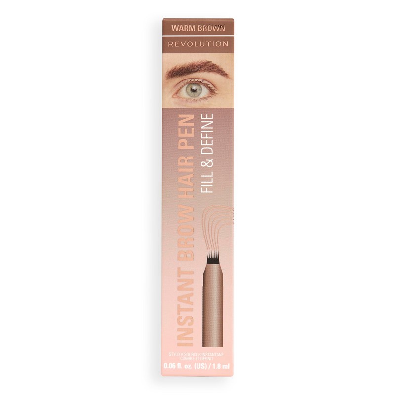 Revolution, Instant Brow Hair Pen, Precision Applicator for Hair-Like Strokes,