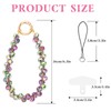 SEDEX Phone Wrist Strap, Iridescent Crystal Charm Trendy Beaded Chain