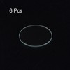 HARFINGTON 6pcs Watch Glass Crystal Lens, 25mm Dia. 1.1mm Edge