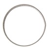 Giyofom 10Pcs 4.5cm Round Stainless Perforated Seamless Tart Ring Quiche