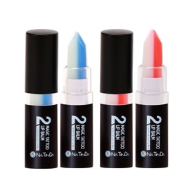 Natinda Reversal Tattoo Tint Lip Balm 3.5g 2 Pieces 1 Set Lipstick Moisturizing Lip Balm Cherry Flavor Menthol Flavor / 나틴다 반전 타투 틴트 립밤 3.5g 2개입 1세트 립스틱 촉촉한 보습 립밤 체리향 멘톨향