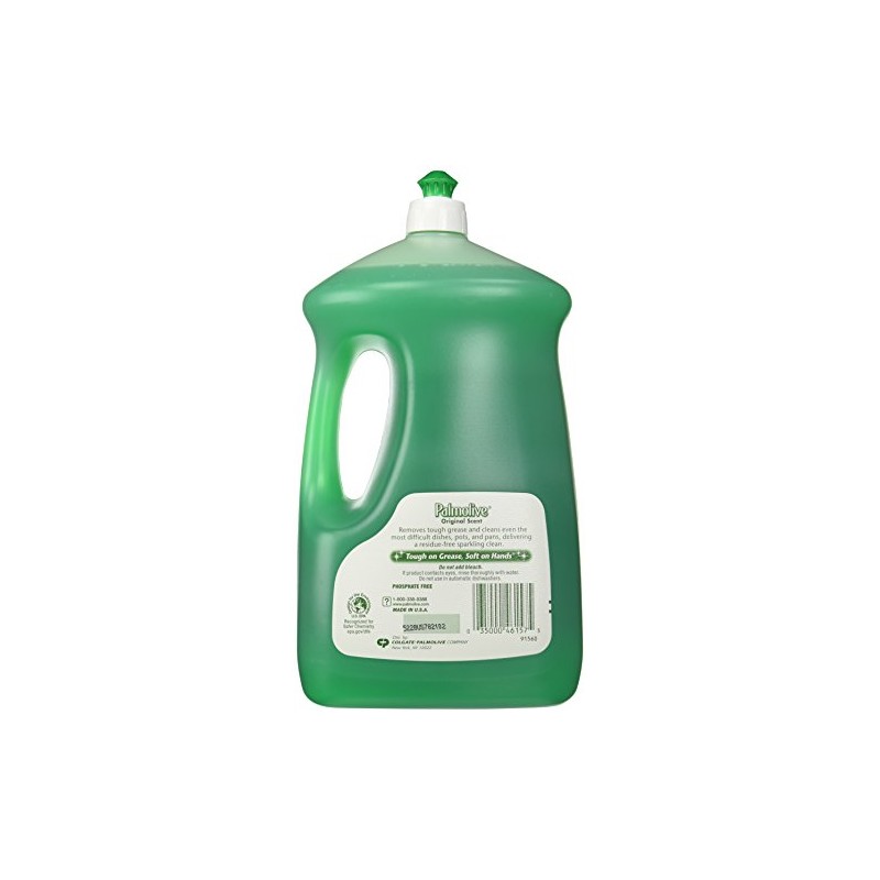 Palmolive 46157 Dishwashing Liquid, Original Scent, Green, 90oz Bottle (Case