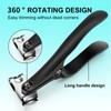 Toe Nail Clippers for Thick Nails - 360° Rotating Long