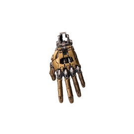 COPPERTIST.WU Collar con colgante de mano mecánica para collar, joyería de mano de robot con articulaciones móviles para hombres y mujeres (izquierda)