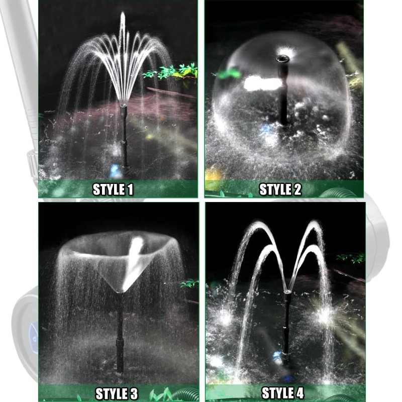 TRUPOW 110v 265GPH Submersible Garden Pond Filter Water Fountain Pump