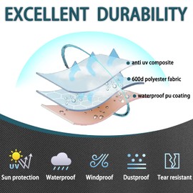 ZYSUOR Shelf Dustproof Cover Storage Shelving Cover Wire Rack Cover,60" W x 24" D x 72" H,Heavy Duty Nylon buckle with hook and loop closure (No shelves,Black Cover only)