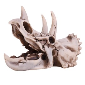Ausla Dinosaur Skull Model Triceratops Dilophosaurus Resin Skull Figure Model Collector Simulated Skeleton Home Office Display Craft