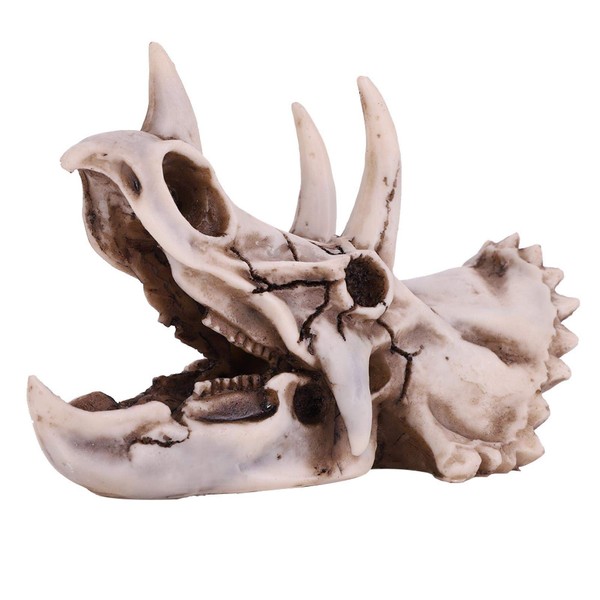 Ausla Dinosaur Skull Model Triceratops Dilophosaurus Resin Skull Figure Model