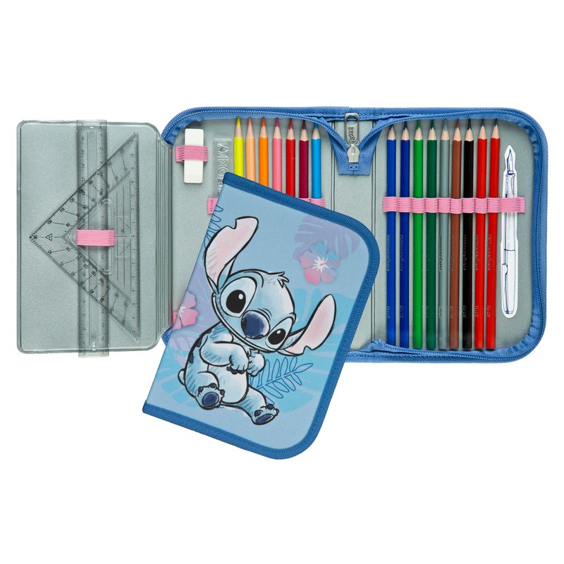 Scooli - Filled Pencil Case Stitch - Pencil Case with