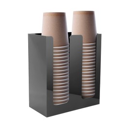 Paper Cup Lid Holder Dispenser, Cup Storage Organiser, Disposable Cup Holder for Cafe Shop/Home/Wedding/Party/Buffet (2)