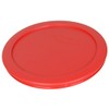 Pyrex Bundle - 3 Items: 7201-PC 4-Cup Red Plastic Food