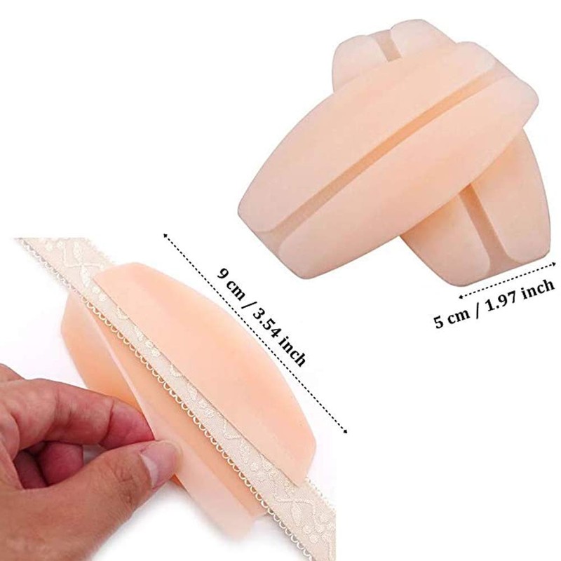 BaaSid Silicone bra strap cushion non-slip Soft shoulder dents Anti-Slip