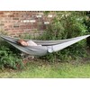 Lightweight Single Hammock in Medium grey Nylon by Wild Earth