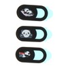 CIYODO 3pcs Panda Pattern Webcam Cover Slide for Privacy Protection