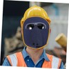 LALAFINA Welding Helmet with Adjustable Strap Cowhide Construction Stylish Design