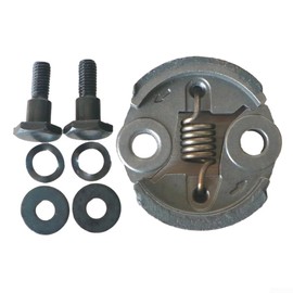 2 Stroke 34F Brush Cutter Lawnmower Clutch Grass Trimmer Clutch Set with Screws Garden Power Tool Lawn Mower Accessories Grass Cutter Clutch