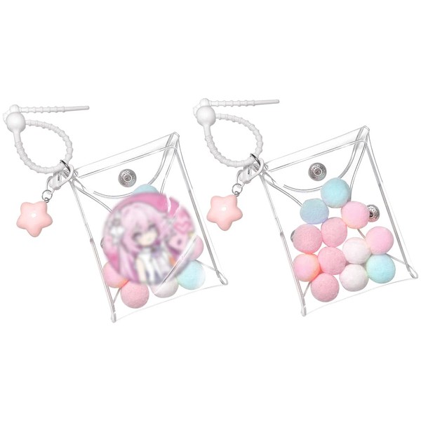 YUYAKESHI Can Badge Cover, PVC Goods Cover, For Hanging on