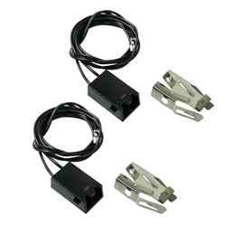 2Pack WB2X8228 Element Receptacle and Wire Kit Fit for GE Electric Ranges Electric Stove Burners parts Replaces AP2013499 PS242972