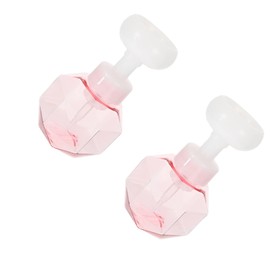 IWOWHERO Creative Flower Design Foam Bubble Bottle Reusable Bubble Maker for Travel