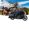 ACROPIX L Motorcycle Half Cover with Carry Bag Black -