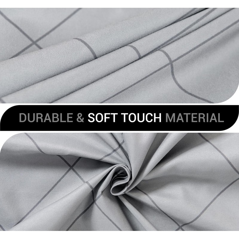 Lazzaro Single Duvet Cover Set - Premium Microfiber Single Duvet