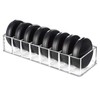 ColorfylCoco Cosmetic Storage, Eyeshadow Case, 8 Compartments, Acrylic Case, Lip