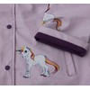 Foxfire for Kid Lilac Rainbow Unicorn children toddler raincoat size